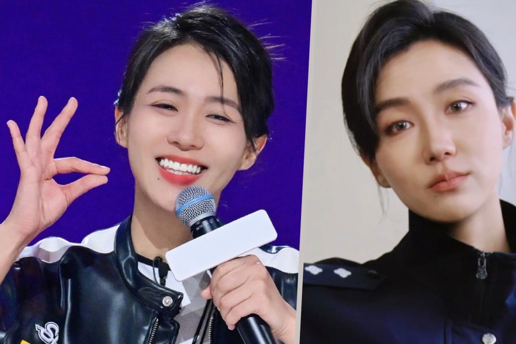 A former policewoman in China has become a stand-up comedian after quitting her job to care for her parents. Photo: Weibo