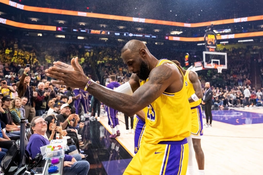 Los Angeles Lakers forward LeBron James remains one of the most popular players in the NBA, but is he No 1? Photo: Mark J. Rebilas-Imagn Images