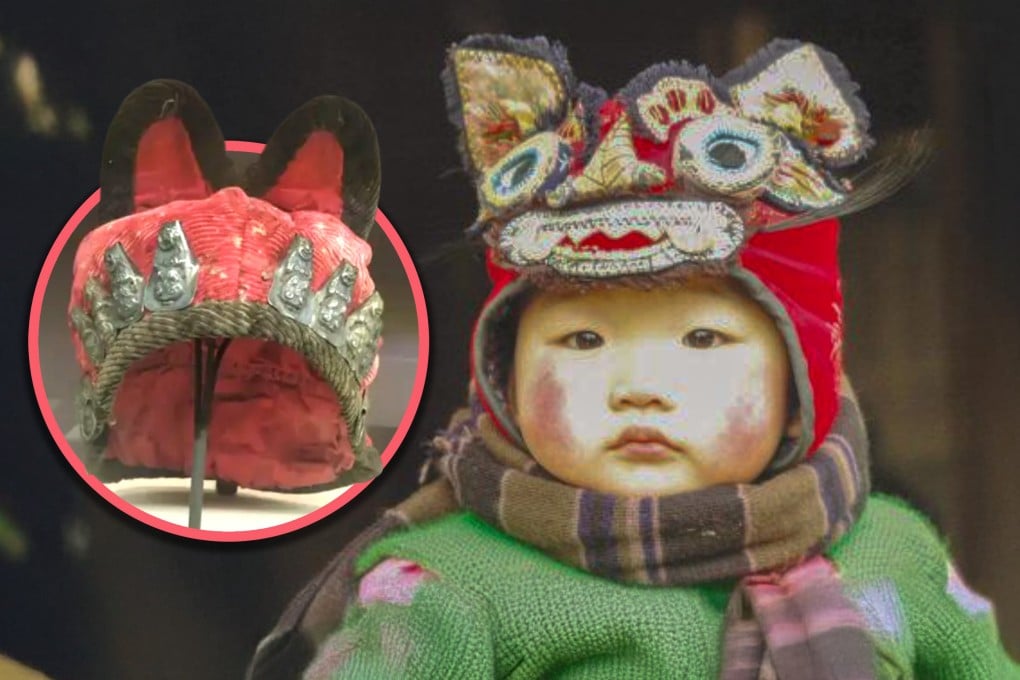 We explain why, In China, children often wear so-called dog-head hats and have humble names like dogs or pigs based on the belief that a noble child raised in modesty will have a long and safe life. Photo: Baidu/Douyin