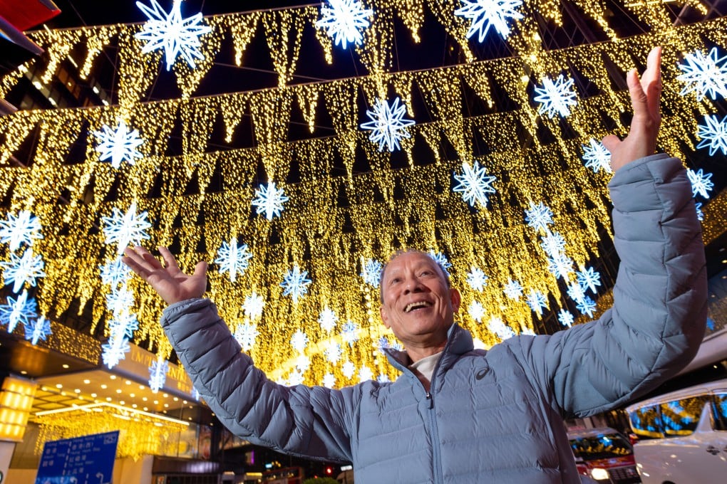 Terence Wong has been creating Christmas lighting displays in the city for more than four decades. Photo: Dickson Lee