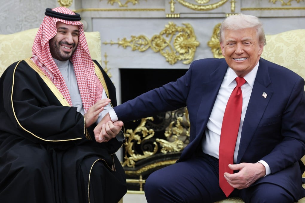 Saudi Crown Prince Mohammed bin Salman meets US President Donald Trump in Washington on November 18. They announced that Riyadh had pledged investments of nearly US$1 trillion in the US. Photo: TNS