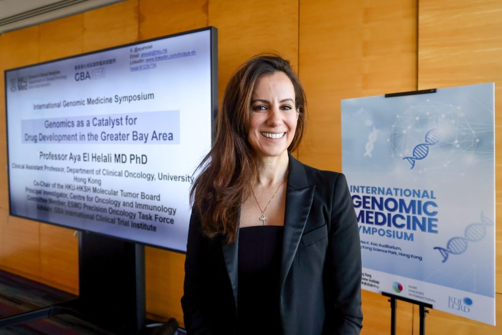 Aya El Helali is a clinical assistant professor at the University of Hong Kong’s department of clinical oncology. Photo: Jonathan Wong