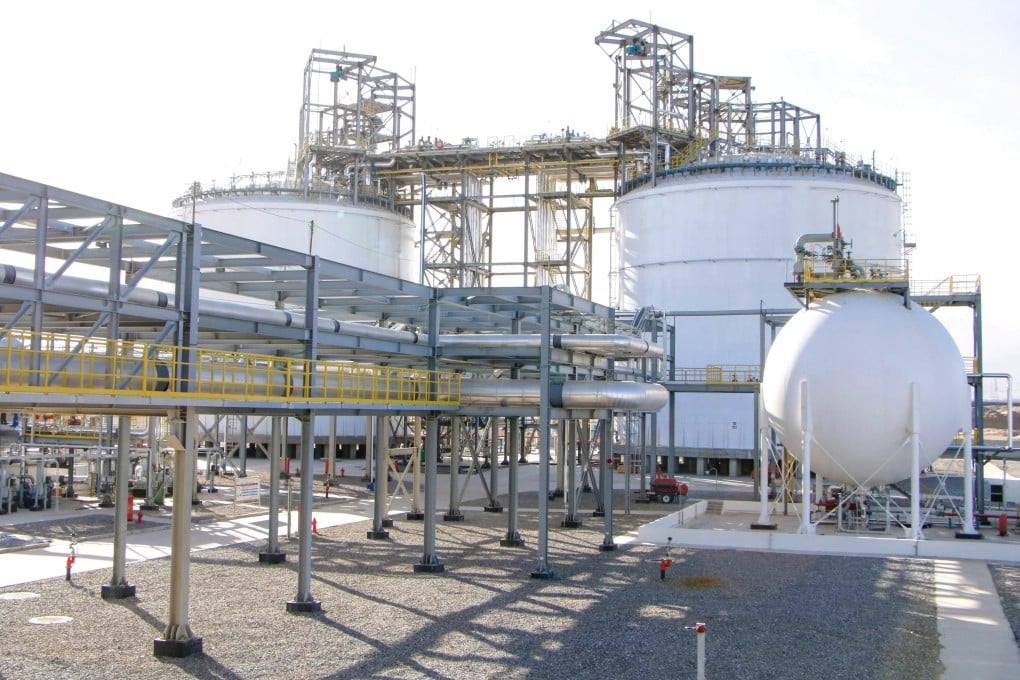 In the Gobi Desert outside Golmud, Qinghai, a facility is using compressed air to store energy. Photo: Handout