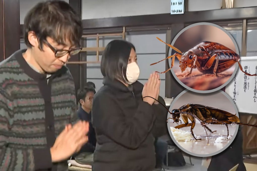 A Japanese insecticide company holds an annual memorial service to honour the insects it killed during product testing. Photo: SCMP composite/Shutterstock/YouTube