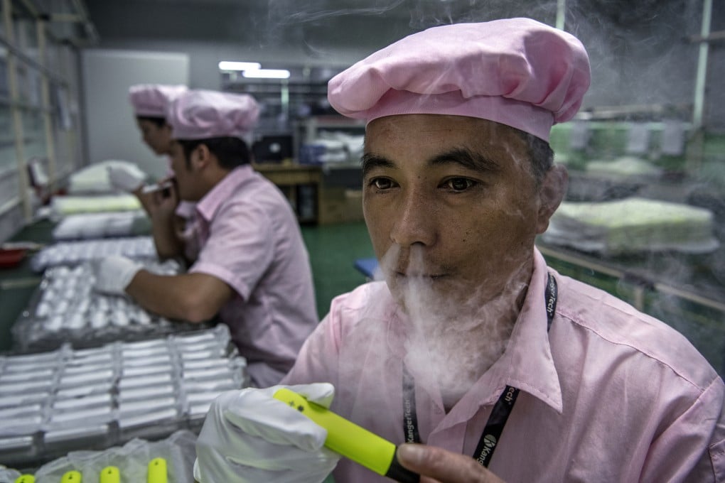 China, producer of most of the world’s e-cigarettes, has introduced new regulatory guidelines for the industry. Photo: Getty Images