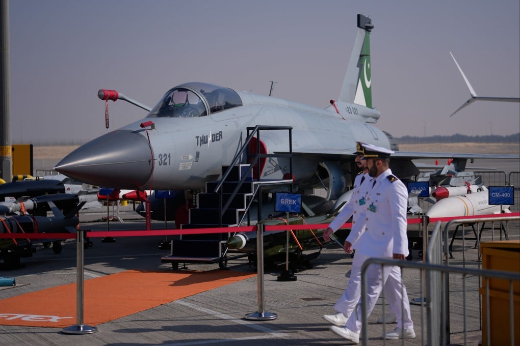 The JF-17 jet was jointly developed by China and Pakistan. Photo: AP