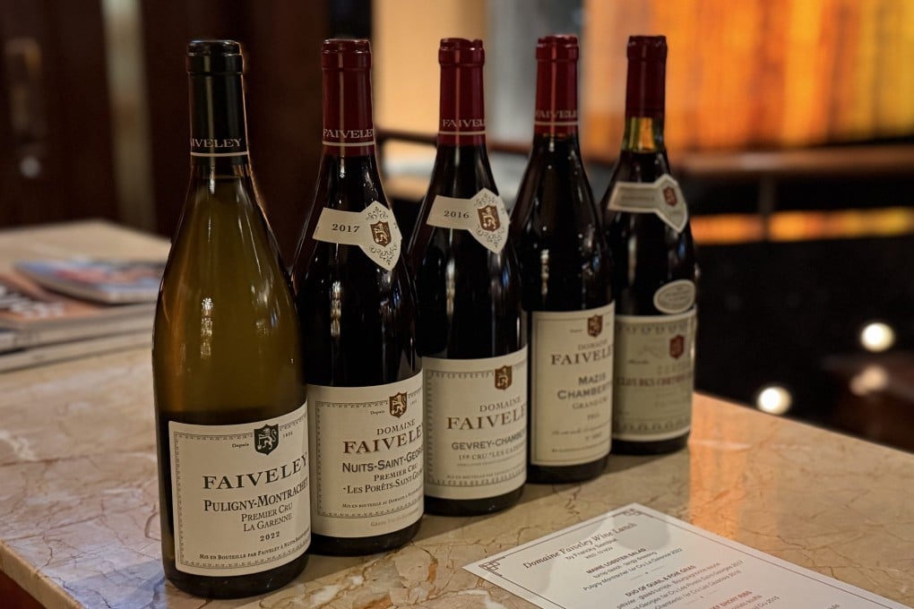 Wines from Domaine Faiveley and Bullard-Simon in Burgundy, France. Photo: Oscar Liu