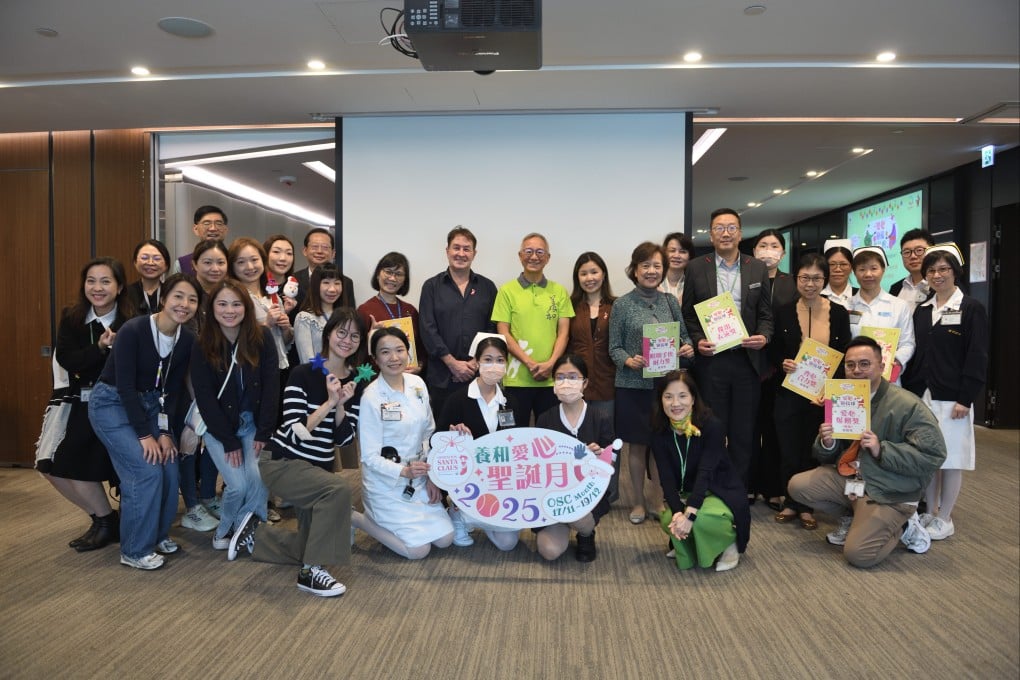 Medical staff and students at HKSH Medical Group have been taking part in a month-long fundraising campaign for Operation Santa Claus.
Photo: Lam Lui Kong