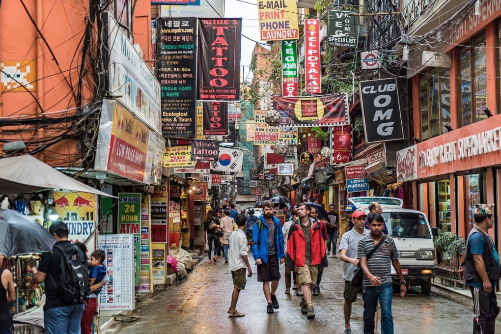 Thamel, a commercial neighbourhood in Kathmandu, Nepal, is a hub for tourism in the capital. Photo: Shutterstock