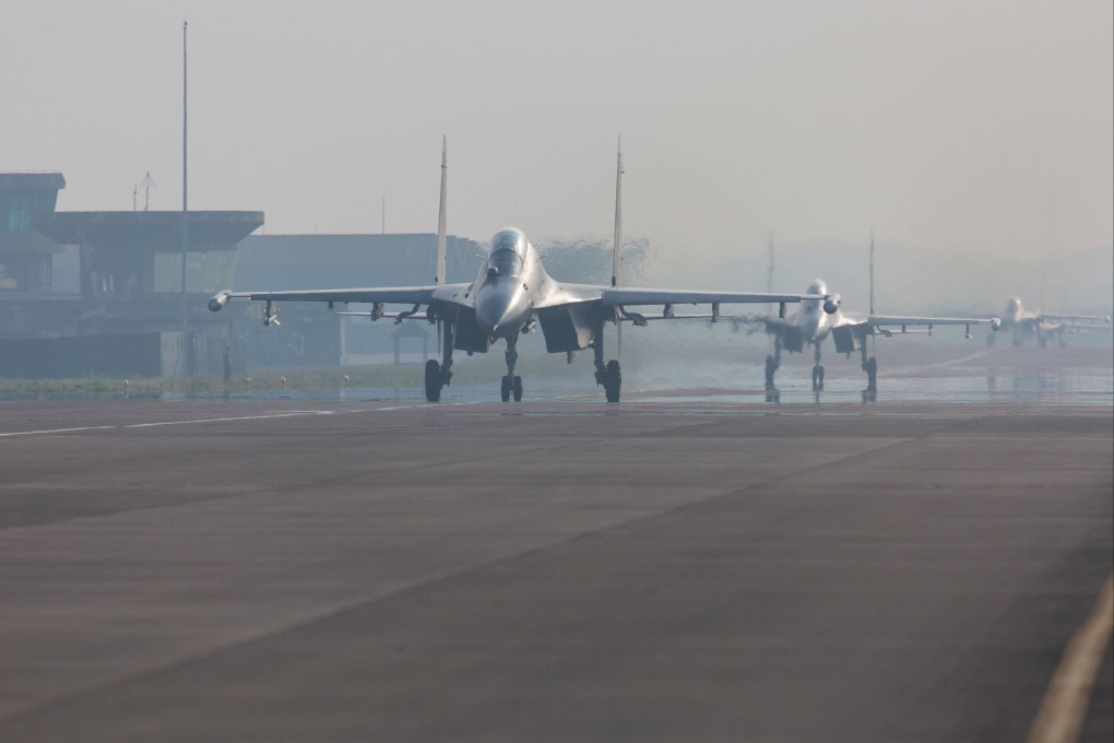 The large-scale drills are being conducted by the PLA’s Eastern Theatre Command. Photo: AFP