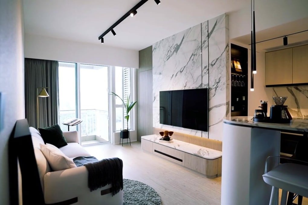 A screen grab of Ku Chun-ho’s 681 sq ft home. Photo: Handout