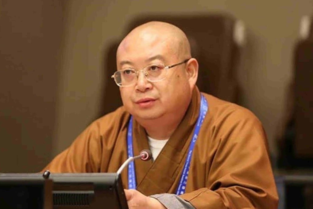 Shi Zhengci, the abbot of Wuzu Temple in Huangmei county, Hubei province, is the Buddhist Association of China’s new chairman of the board of supervisors. Photo: Handout
