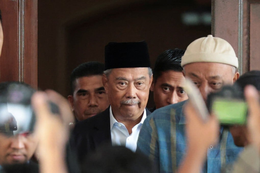 Former Malaysian prime minister Muhyiddin Yassin leaves the Gua Musang Sessions Court in Gua Musang on August 27, 2024. Photo: Reuters