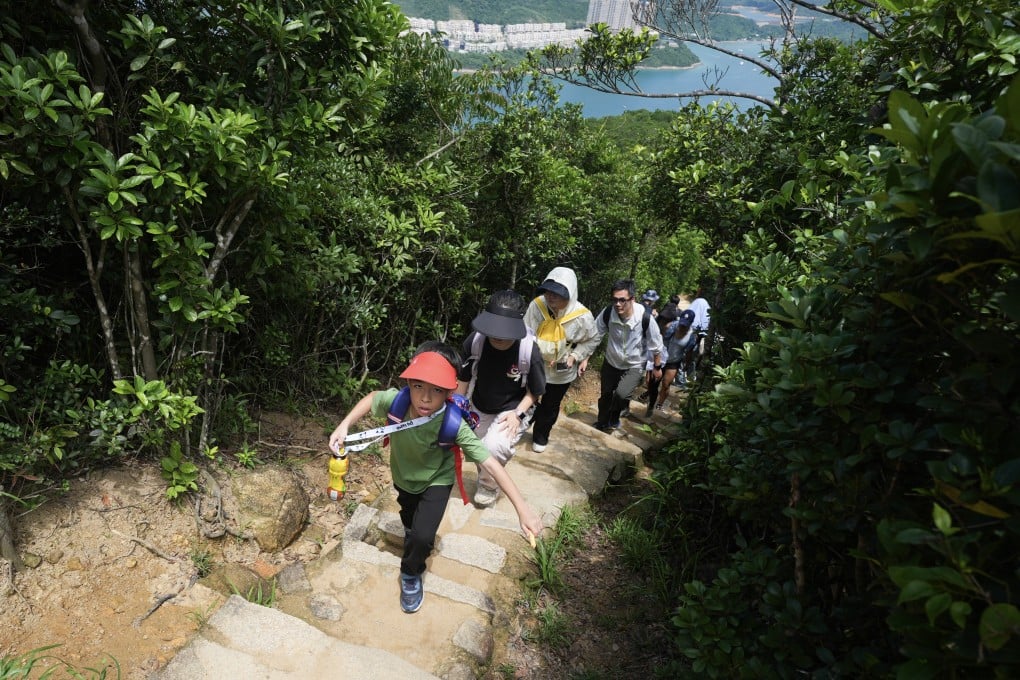 Hikers at Dragon’s Back trail in Shek O, Hong Kong. Research shows walking is great for physical and mental health. Photo: Eugene Lee