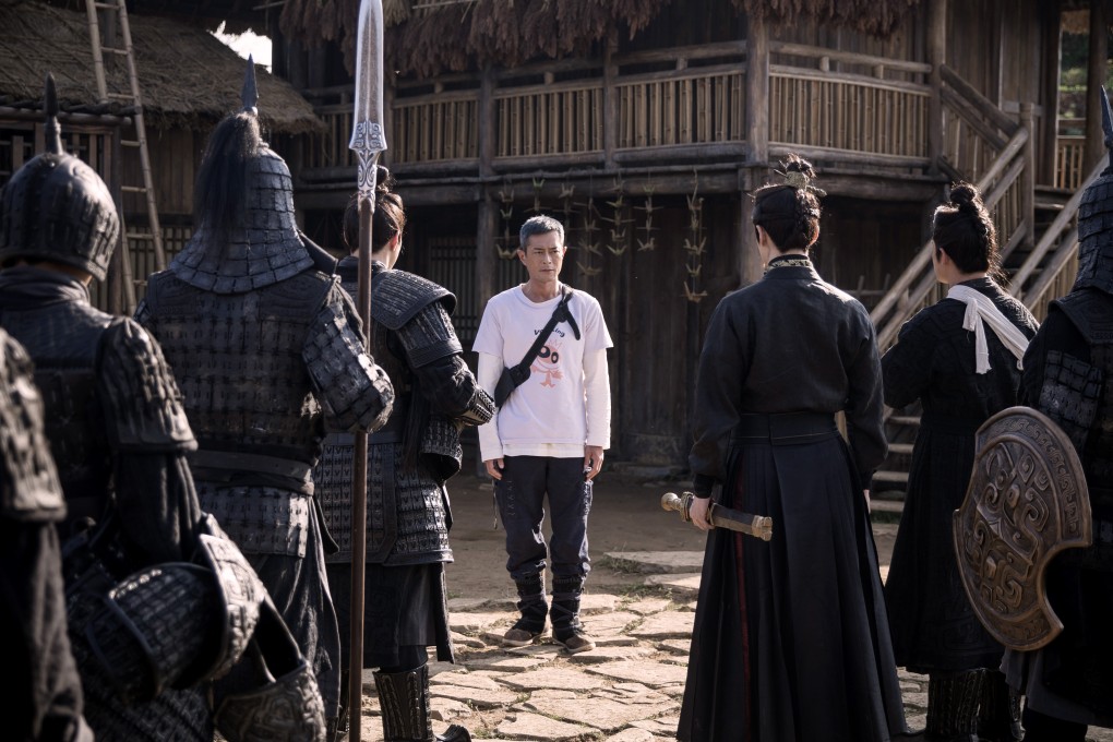 Louis Koo (centre) in a still from Back to the Past. The historical sci-fi will inspire waves of nostalgia in fans of the 2001 TVB series A Step into the Past, even if this movie sequel unfolds like a goofy and gratuitous piece of sci-fi pulp.