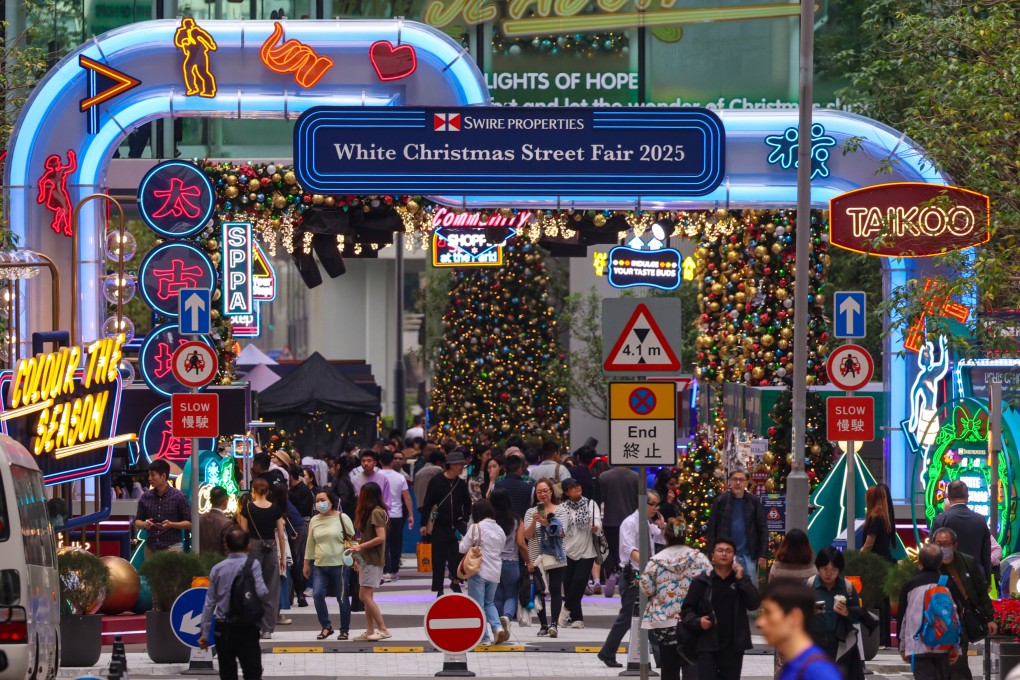 The White Christmas Street Fair, held by Swire Properties, ran from December 11 to 14. Photo: Dickson Lee