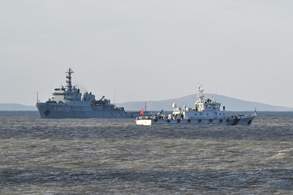 Chinese ships patrol as the Peoples Liberation Army (PLA) conducts military drills on Pingtan island, in eastern Chinas Fujian province, the closest point to Taiwan, on December 30, 2025. Photo: AFP