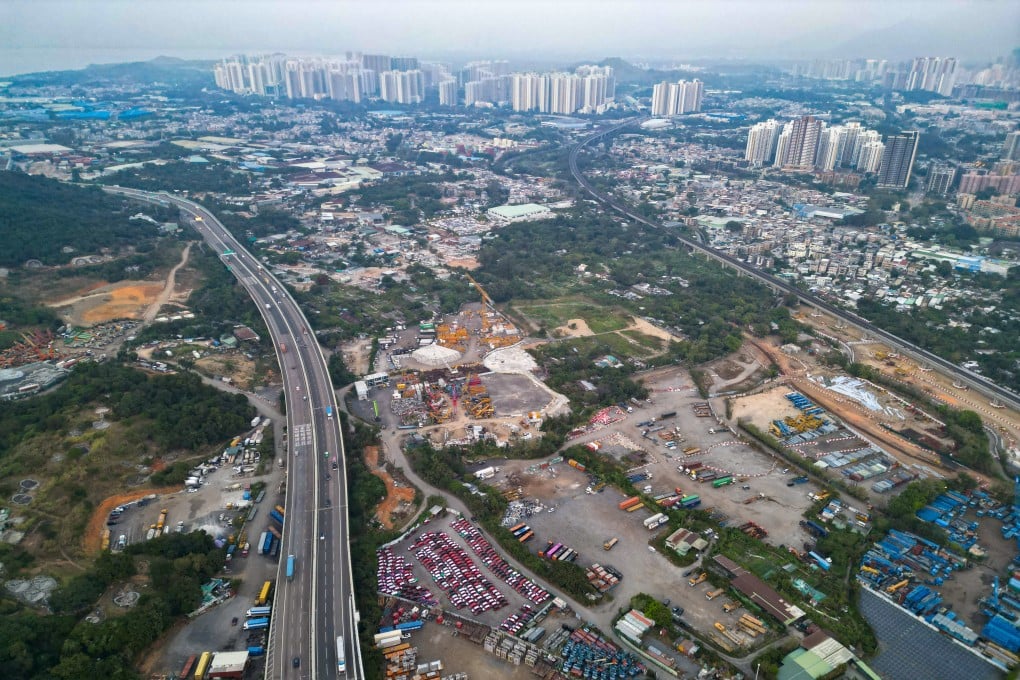 Hong Kong’s Hung Shui Kiu industrial park will leverage its location to focus on advanced manufacturing. Photo: Eugene Lee