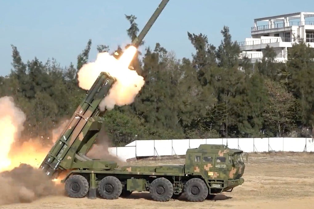 The PLA targeted waters north of Taiwan in live-fire drills on Tuesday. Photo: Handout via Reuters