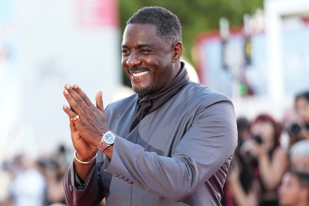 Idris Elba was awarded a knighthood for his anti-knife-crime campaigning with young people. Photo Invision/AP