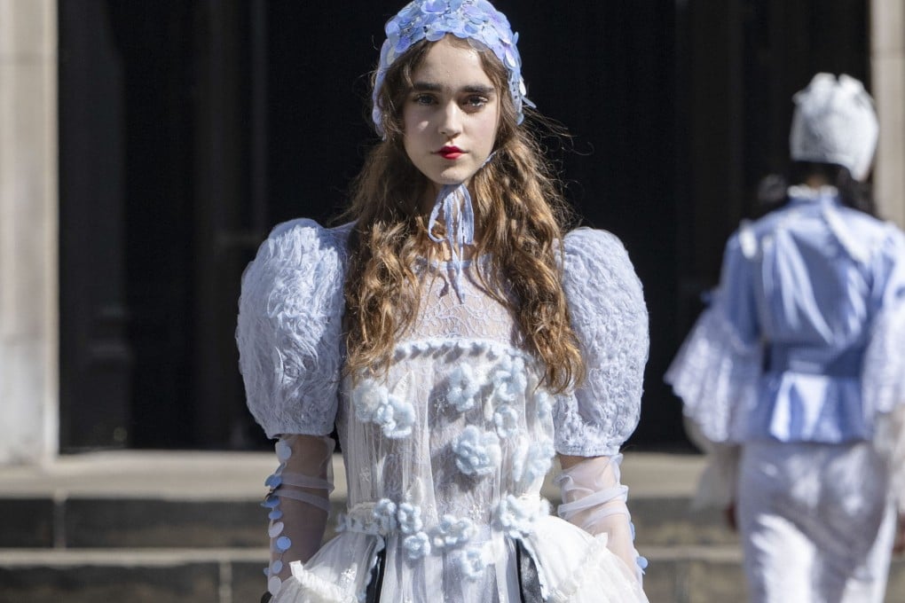 A model walks the runway during the Bora Aksu spring/summer 2026 fashion show as part of London Fashion Week in September 2025. It is predicted that 2026 will see a return to maximalist fashion. Photo: Gamma-Rapho via Getty Images