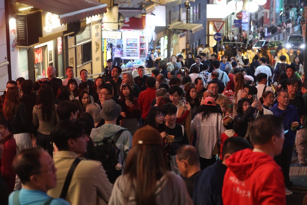 The countdown event and lights show on Chater Road are expected to draw large crowds of residents and tourists. Photo: Edmond So