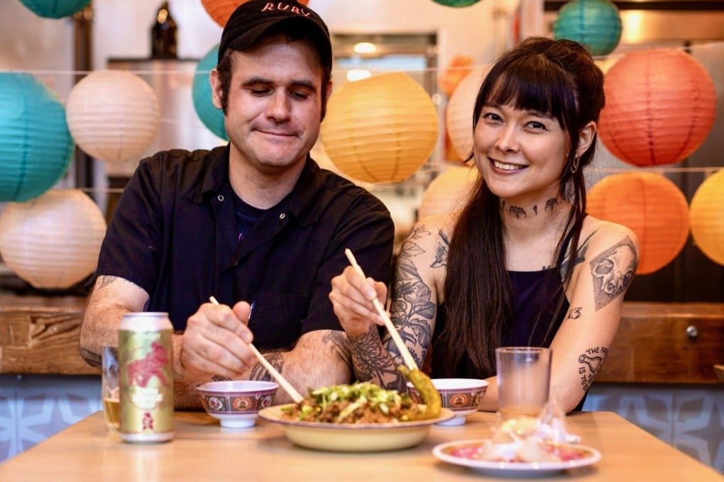 Shane Stanbridge and C-Y Chia, co-founders of Lion Dance Cafe – a vegan restaurant in Oakland, California, that closed in 2024 – are moving to Singapore. Photo: Thomas Dang Vo