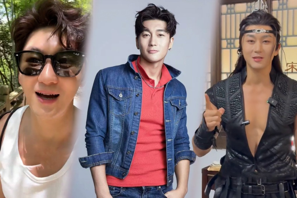 A 35-year-old Chinese actor known for offering paid companionship on mountain walks has rejected a proposed US$2,800 fee and plans to explore paid swimming companionship in 2026. Photo: SCMP composite/RedNote/QQ.com