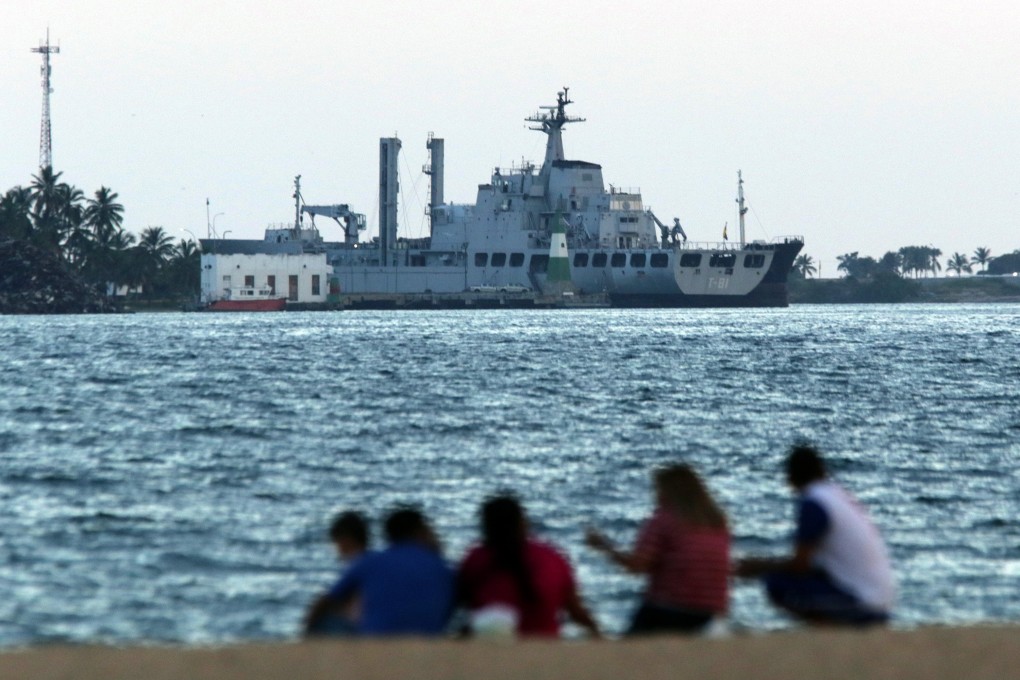 A Venezuelan warship is seen on alert in Puerto Cabello, Venezuela, in August. File photo: ZUMA Press Wire/TNS