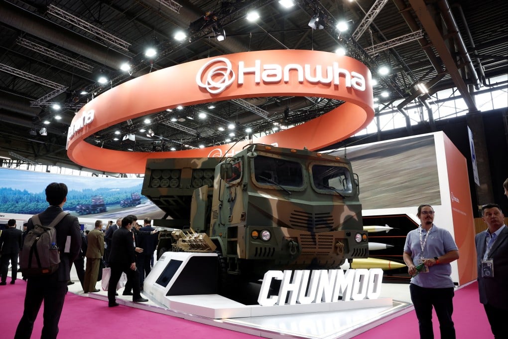 A Chunmoo rocket artillery system manufactured by Hanwha is displayed at the Eurosatory international land and air defence and security trade fair in Villepinte, France, in June 2024. Photo: Reuters