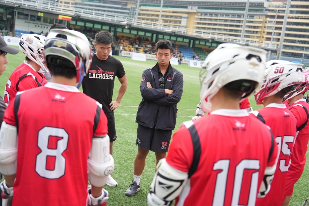 Samuel Chow Tsz-hong (centre) took charge for the first time at last weekend’s Hong Kong International Lacrosse Sixes. Photo: Sun Yeung