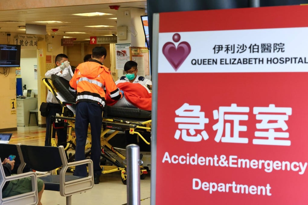 Queen Elizabeth Hospital’s A&E department appeared to be operating smoothly as the new fees took effect. Photo: Dickson Lee