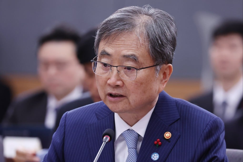 South Korean Foreign Minister Cho Hyun discussed Taiwan and issues related to the Korean peninsula in his call with his Chinese counterpart on Wednesday. Photo: EPA/Yonhap