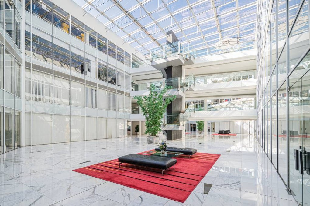 Festival Walk’s low-rise office building offers about 214,000 sq ft of space. Photo: Handout