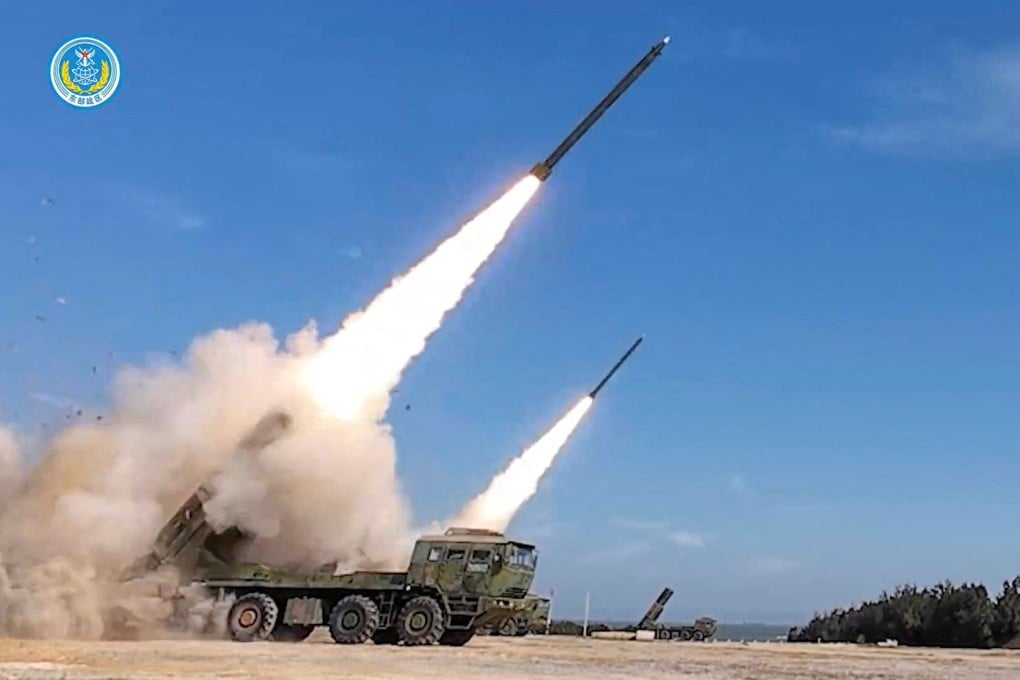 The recent exercise was the PLA’s second large-scale drill this year. Photo: Reuters
