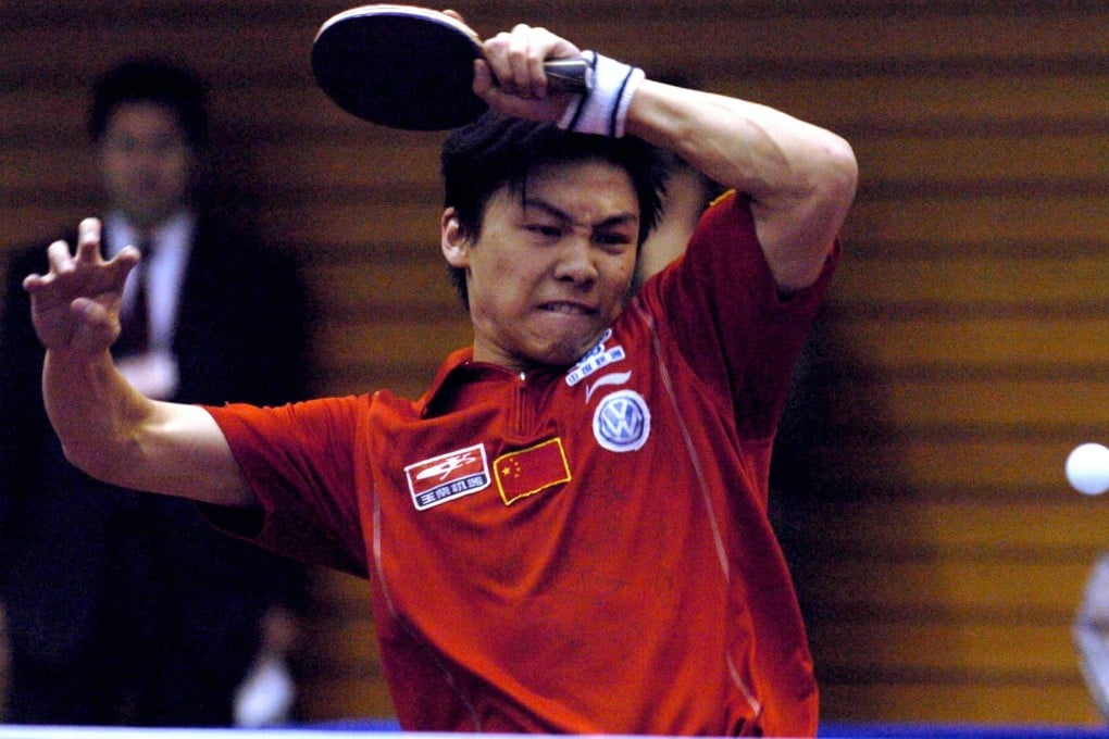 Chen Qi won men’s doubles gold with Ma Long at the 2004 Olympics in Athens. Photo: Xinhua
