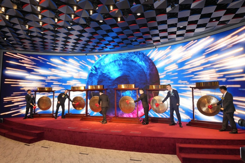 Gong ceremonies for new listings on the Hong Kong stock exchange, such as this one on December 30, 2025, are expected to occur frequently in 2026. Photo: Sun Yeung