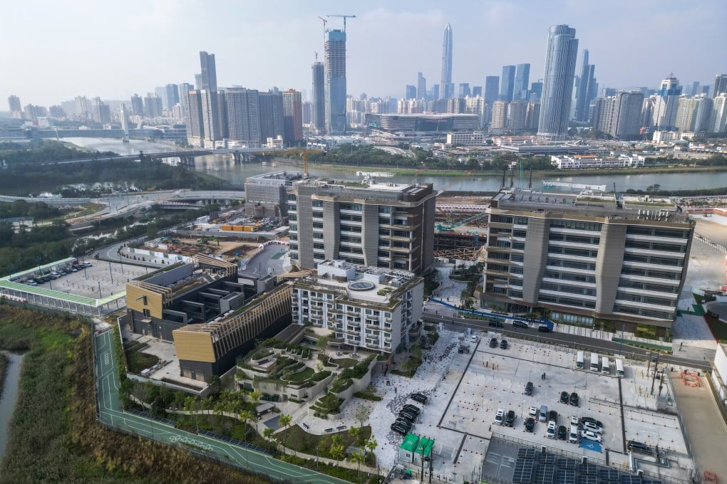 An aerial view of the Hong Kong-Shenzhen Innovation and Technology Park in the Northern Metropolis. Photo: Eugene Lee