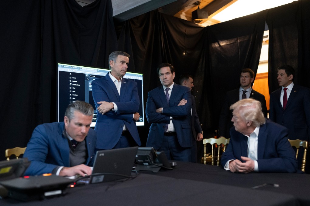 In a photo released by the White House, US President Donald Trump and other senior US officials monitor American military strikes on Venezuela from Mar-a-Lago, Florida, on Saturday. Photo: AP