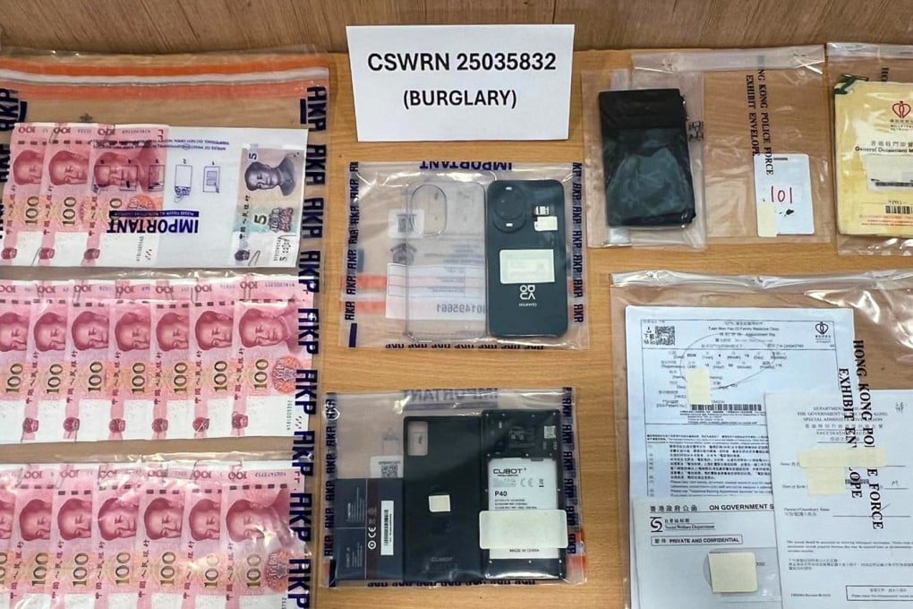 Police recovered some stolen items as part of their investigation into the three cases. Photo: Handout