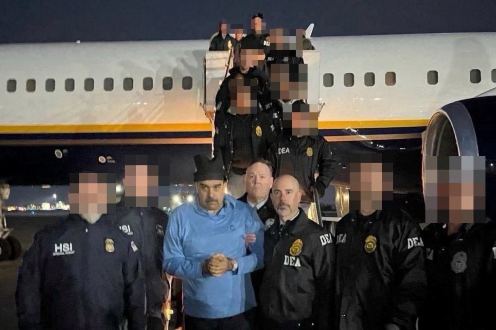 Venezuelan leader Nicolas Maduro is escorted from a US federal aircraft in New York on January 3, after being captured during a US military operation. Photo: Reuters