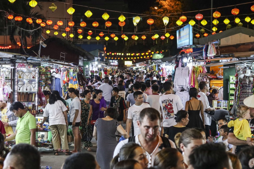 The Night Market in Nha Trang, Vietnam, a popular destination for the growing number of mainland Chinese tourists visiting the city. Photo: Roy Issa