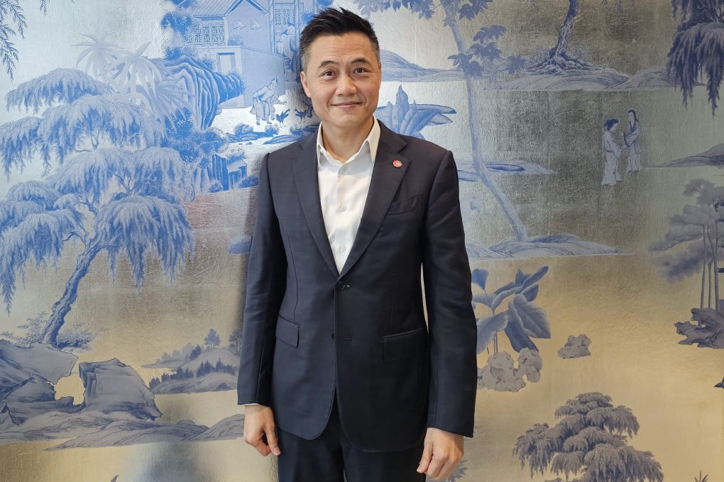 Rickie Chan, head of private banking for Greater China and CEO for Hong Kong at Bank of Singapore, poses for a photo on December 3, 2025.  Photo: Enoch Yiu
