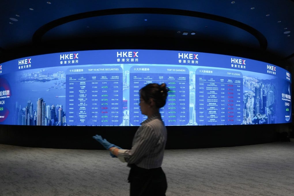 A view of Connect Hall in the headquarters of bourse operator Hong Kong Exchanges and Clearing in Exchange Square, Central, on December 30, 2025. Photo: Sun Yeung