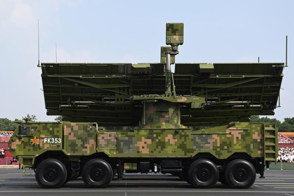 The high-power microwave system was showcased during the September 3 Victory Day parade in Beijing. Photo: Xinhua