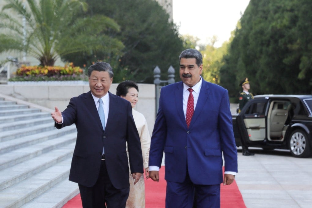 China’s President Xi Jinping and then Venezuelan leader Nicolas Maduro at the Great Hall of the People in Beijing in September 2023. Photo: Reuters