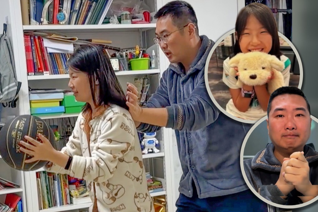 A 12-year-old Chinese girl has written a touching essay expressing gratitude to her uncle, or “second father”, following the death of her real dad. Photo: SCMP composite/Douyin