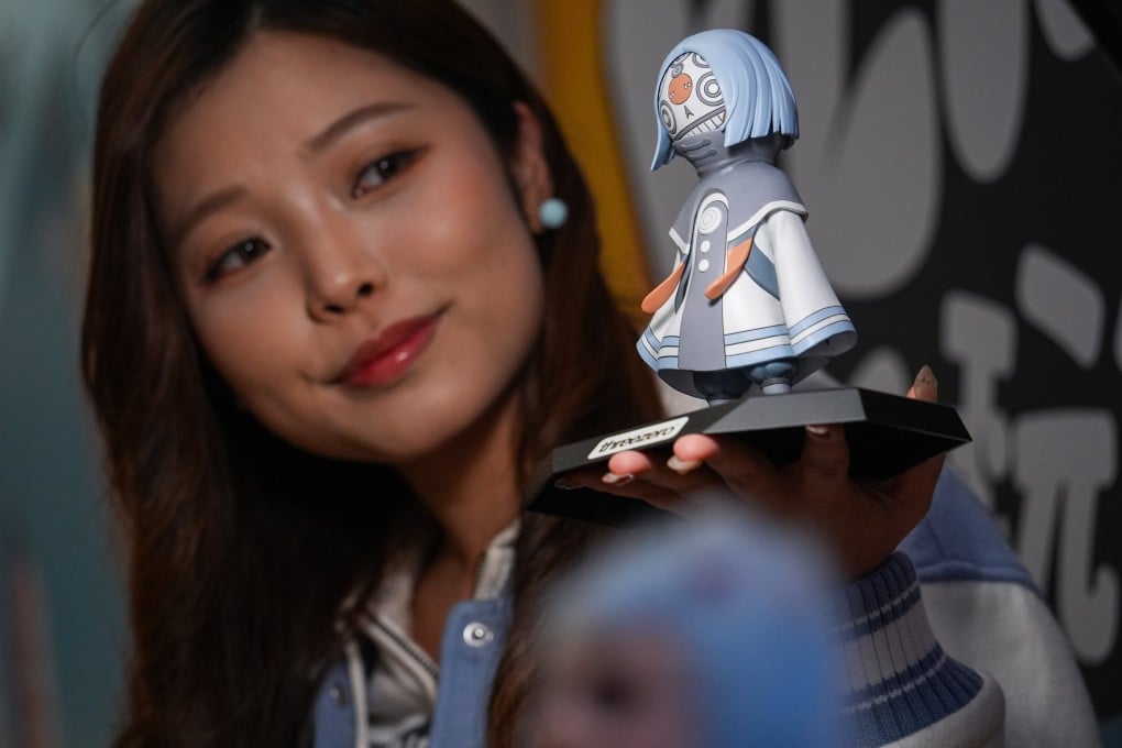 A figurine of a character from Hong Kong’s sci-fi animation film Another World. Photo: Eugene Lee