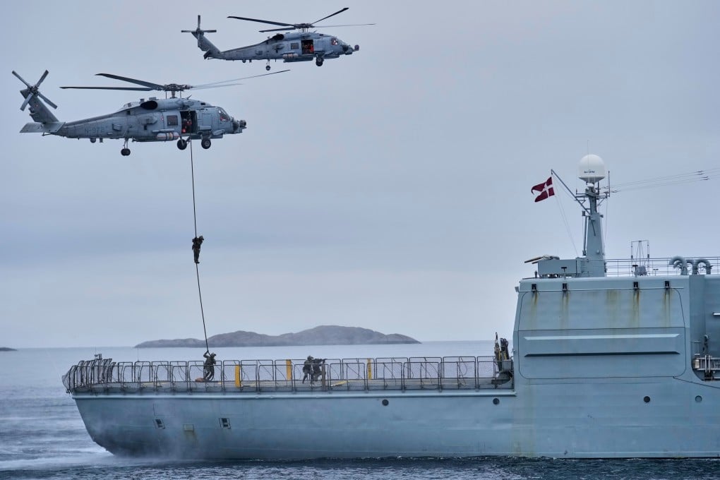 Danish military forces take part in an exercise with hundreds of troops from several European Nato members in the Arctic Ocean in Nuuk, Greenland, in September 2025. Photo: AP