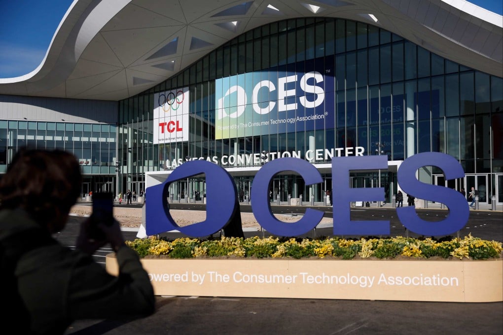 The 2026 CES logo outside the annual Consumer Electronics Show in Las Vegas, Nevada, on January 5. Photo: AFP